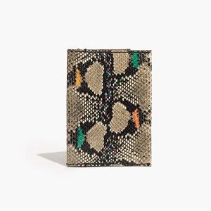 Madewell Passport Case: Snake Embossed Leather Ed.
